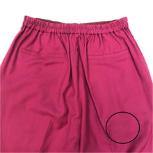 画像をギャラリービューアに読み込む, カデュネ CADUNE オータムカラーパンツ サイズ34 XS相当 小さいサイズ ラズベリー系【中古】