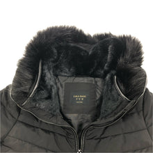Load image into Gallery viewer, ザラ ZARA 中綿ジャケット サイズUSA M ブラック【中古】【美品】