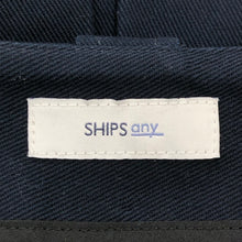 画像をギャラリービューアに読み込む, シップス エニィ SHIPS any モールスキン ボックス タック スカート 綿100% ONE SIZE ネイビー【中古】【新品同様】【美品】