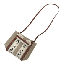 將圖片載入圖庫檢視器 クロエ Chloe Woody 2way ミニトートバッグ ショルダーバッグ ベージュ系【中古】【美品】