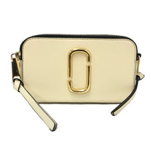 画像をギャラリービューアに読み込む, マークジェイコブス MARC JACOBS スナップショット 斜め掛け ショルダーバッグ M0012007 ホワイト ブラック【中古】