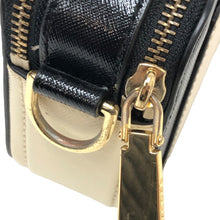 画像をギャラリービューアに読み込む, マークジェイコブス MARC JACOBS スナップショット 斜め掛け ショルダーバッグ M0012007 ホワイト ブラック【中古】