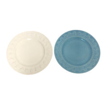이미지를 갤러리 뷰어에 로드 , Wedgwood ウェッジウッド フェスティビティ ディナープレートセット 陶器 アイボリー ブルー ユニセックス 【中古】