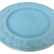 이미지를 갤러리 뷰어에 로드 , Wedgwood ウェッジウッド フェスティビティ ディナープレートセット 陶器 アイボリー ブルー ユニセックス 【中古】