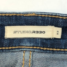 画像をギャラリービューアに読み込む, Studio R 330 ステュディオ アール スリーサーティー デニムパンツ コットン インディゴブルー レディース 【中古】