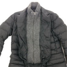 画像をギャラリービューアに読み込む, Herno ヘルノ レイヤードデザイン ダウンジャケット ブラック メンズ 46 (M相当) 【中古】