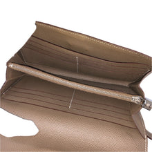 画像をギャラリービューアに読み込む, エルメス HERMES ケリーウォレット ロング ヴォーエプソン シルバー金具 レディース財布 【中古】【美品】