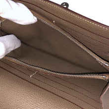 画像をギャラリービューアに読み込む, エルメス HERMES ケリーウォレット ロング ヴォーエプソン シルバー金具 レディース財布 【中古】【美品】