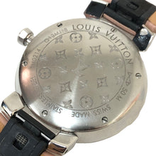 画像をギャラリービューアに読み込む, ルイ ヴィトン LOUIS VUITTON タンブールスリムMM 8Pダイヤ QZ 替えモノグラムベルト付 レディース 腕時計 クオーツ Q13MJB【中古】