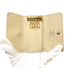 画像をギャラリービューアに読み込む, LOUIS VUITTON ルイ・ヴィトン 4連 ミュルティクレ4 キーケース ダミエアズールキャンバス ユニセックス 【中古】