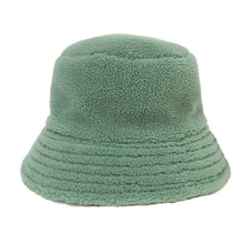 将图片加载到图库查看器,ZARA ザラ バケット ハット フリース グリーン レディース 【中古】