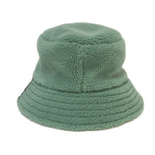 将图片加载到图库查看器,ZARA ザラ バケット ハット フリース グリーン レディース 【中古】