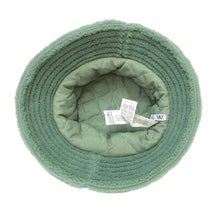 将图片加载到图库查看器,ZARA ザラ バケット ハット フリース グリーン レディース 【中古】