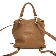 画像をギャラリービューアに読み込む, マイケルコース MICHAEL KORS VIVラージ レザー リュックサック バックパック ブラウン【中古】【美品】