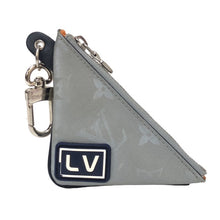 画像をギャラリービューアに読み込む, ルイ ヴィトン LOUIS VUITTON ポルトクレポーチ モノグラムサテライト キーリング付き 小銭入れ コインケース MP2217 シルバー【中古】