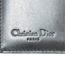 画像をギャラリービューアに読み込む, Christian Dior クリスチャンディオール トロッター サドル 三つ折り財布 キャンバス ネイビー レディース 【中古】