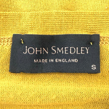 画像をギャラリービューアに読み込む, JOHN SMEDLEY ジョンスメドレー カーディガン ウール ダスティイエロー メンズ 【中古】