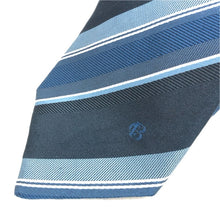 画像をギャラリービューアに読み込む, BLACK LABELCRESTBRIDGE ブラックレーベル・クレストブリッジ ネクタイ シルク ブルー メンズ 【中古】