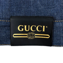 画像をギャラリービューアに読み込む, GUCCI グッチ ホースビット デニムジャケット コットン インディゴブルー メンズ 【中古】
