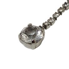 画像をギャラリービューアに読み込む, シャネル CHANEL ロングピアス ココマーク ラインストーン B18S シルバー【中古】