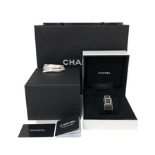 画像をギャラリービューアに読み込む, CHANEL シャネル 1Pダイヤ ダイヤベゼル クオーツ コード ココ H5148 腕時計 セラミック/ステンレススチール ブラック レディース 【中古】
