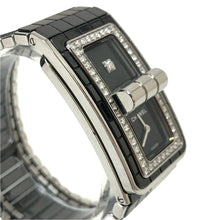 画像をギャラリービューアに読み込む, CHANEL シャネル 1Pダイヤ ダイヤベゼル クオーツ コード ココ H5148 腕時計 セラミック/ステンレススチール ブラック レディース 【中古】