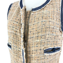 画像をギャラリービューアに読み込む, CHANEL シャネル P34933V25182 ワンピース ツイード ベージュ レディース 【中古】