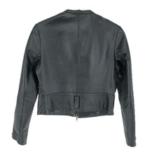 画像をギャラリービューアに読み込む, COMPAGNIA ITALIANA コンパニーアイタリアーナ ライダースジャケット 本革 ブラック レディース 【中古】