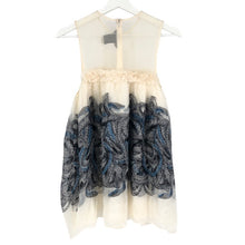 画像をギャラリービューアに読み込む, THOMAS WYLDE トーマスワイルド シフォン チュニック シルク アイボリー レディース 【中古】