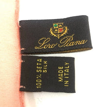 画像をギャラリービューアに読み込む, Loro Piana ロロピアーナ スカーフ シルク サーモンピンク系 レディース 【中古】