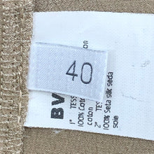 画像をギャラリービューアに読み込む, Les Copains レコパン アームレットスリーブ トップス 半袖 カットソー コットン/シルク ブラック ベージュ レディース 【中古】