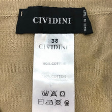 画像をギャラリービューアに読み込む, CIVIDINI チヴィディーニ フレンチスリーブ カットソー コットン ベージュ レディース 【中古】
