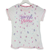將圖片載入圖庫檢視器 mezzo piano メゾピアノ 半袖Tシャツ コットン ホワイト ガールズ 【中古】