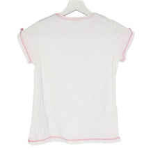將圖片載入圖庫檢視器 mezzo piano メゾピアノ 半袖Tシャツ コットン ホワイト ガールズ 【中古】