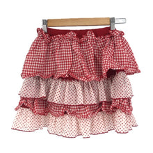 画像をギャラリービューアに読み込む, Shirley Temple シャーリーテンプル フリル スカート コットン レッド ガールズ 【中古】