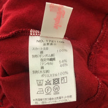 画像をギャラリービューアに読み込む, Shirley Temple シャーリーテンプル フリル スカート コットン レッド ガールズ 【中古】