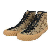 Load image into Gallery viewer, GUCCI グッチ ハイカット マキシGG 703034 スニーカー GGキャンバス ブラウン メンズ 【中古】