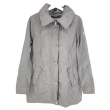 画像をギャラリービューアに読み込む, RALPH LAUREN ラルフローレン コート ナイロン グレー レディース 【中古】