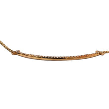 画像をギャラリービューアに読み込む, ティファニー Tiffany & Co Tスマイルペンダント ダイヤモンド ネックレス スモール K18 ゴールド【中古】