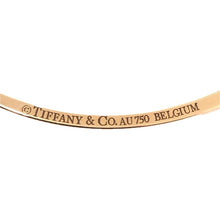 画像をギャラリービューアに読み込む, ティファニー Tiffany & Co Tスマイルペンダント ダイヤモンド ネックレス スモール K18 ゴールド【中古】