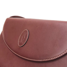 画像をギャラリービューアに読み込む, CARTIER カルティエ マストライン ショルダーバッグ レザー ボルドー レディース 【中古】