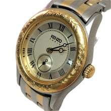 Load image into Gallery viewer, ケンゾー KENZO スモセコ コンビ QZ レディース 腕時計 クオーツ KN 7504【中古】