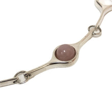 將圖片載入圖庫檢視器 ジョージ ジェンセン Georg Gensen スフィア ローズクォーツ ネックレス チョーカー SV925 ヴィンテージ シルバー【中古】