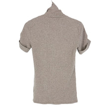 画像をギャラリービューアに読み込む, Brunello Cucinelli ブルネロクチネリ ビジュー付き 半袖 ハイネック カットソー コットン ベージュ レディース 【中古】