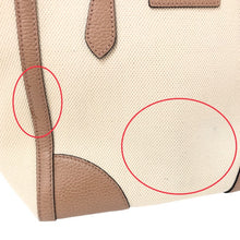 画像をギャラリービューアに読み込む, GUCCI グッチ スウィング 354408 トートバッグ キャンバス アイボリー レディース 【中古】