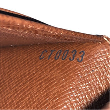 画像をギャラリービューアに読み込む, LOUIS VUITTON ルイ・ヴィトン L字ファスナー ポルトモネ ビエトレゾール 二つ折り財布 モノグラムキャンバス ブラウン レディース 【中古】