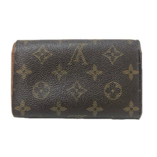 画像をギャラリービューアに読み込む, LOUIS VUITTON ルイ・ヴィトン L字ファスナー ポルトモネ ビエトレゾール 二つ折り財布 モノグラムキャンバス ブラウン レディース 【中古】