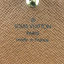 画像をギャラリービューアに読み込む, LOUIS VUITTON ルイ・ヴィトン L字ファスナー ポルトモネ ビエトレゾール 二つ折り財布 モノグラムキャンバス ブラウン レディース 【中古】