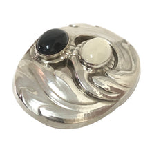 画像をギャラリービューアに読み込む, ジョージジェンセン Georg Gensen ブローチ #7 ムーンライトブロッサム SV925 シルバー【中古】