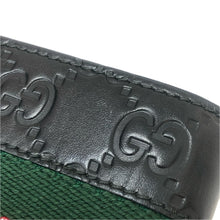 画像をギャラリービューアに読み込む, GUCCI グッチ グッチシマ ニューウェブ コンパクトウォレット 408826 二つ折り財布 レザー ブラック メンズ 【中古】